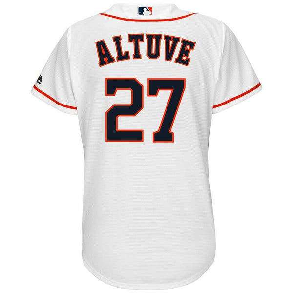 Jose Altuve Houston Astros Majestic Women's Cool Base Player Jersey - White 2019