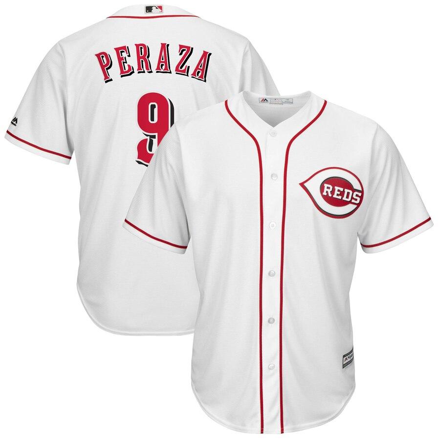 Jose Peraza Cincinnati Reds Majestic Home Cool Base Replica Player Jersey - White 2019