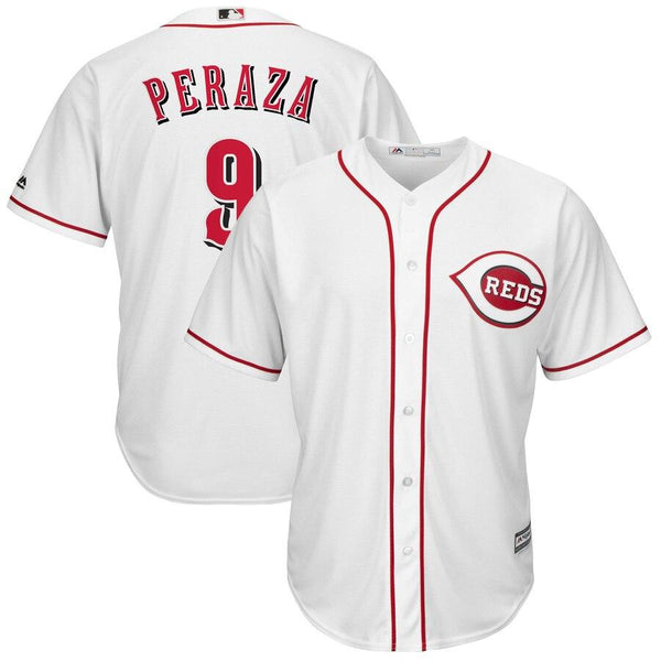 Jose Peraza Cincinnati Reds Majestic Home Cool Base Replica Player Jersey - White 2019