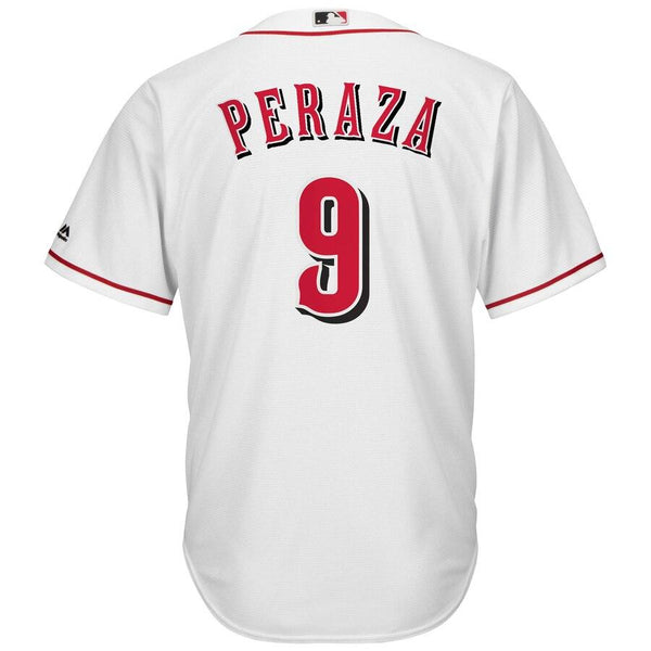 Jose Peraza Cincinnati Reds Majestic Home Cool Base Replica Player Jersey - White 2019