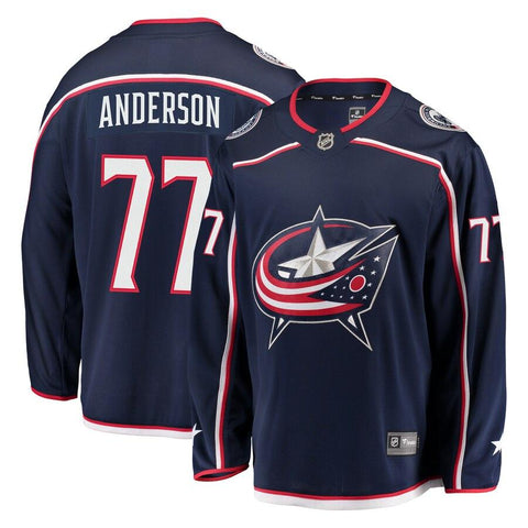 Josh Anderson Columbus Blue Jackets Breakaway Jersey – Navy 2019