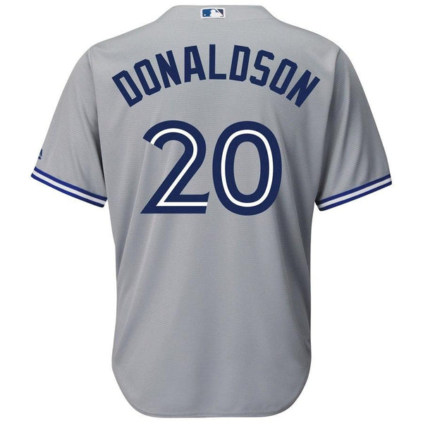 Josh Donaldson Toronto Blue Jays Majestic Cool Base Player Jersey - Gray 2019