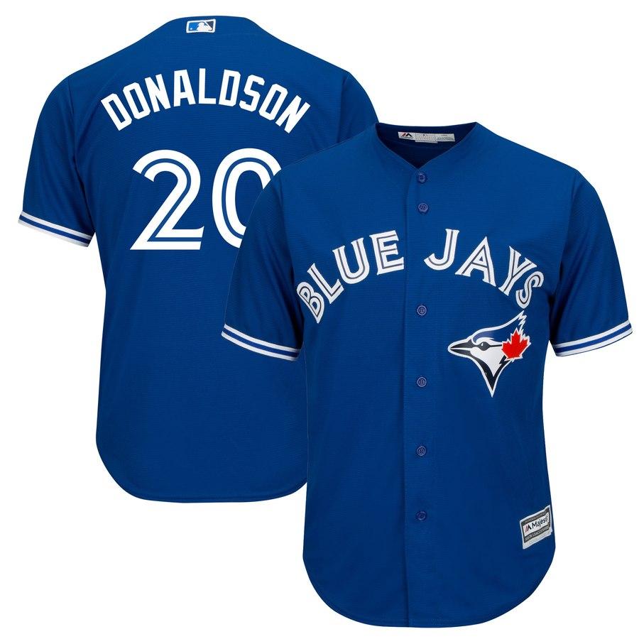 Josh Donaldson Toronto Blue Jays Majestic Cool Base Player Jersey - Royal 2019