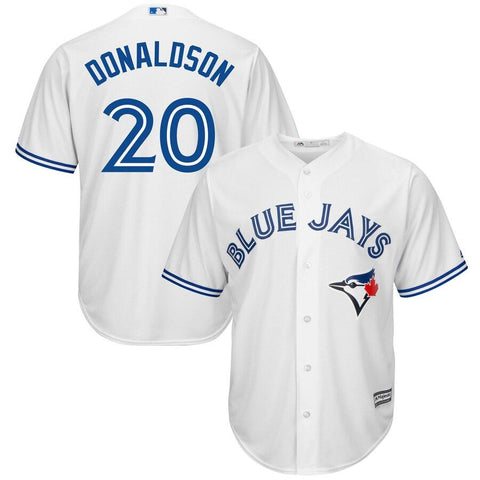Josh Donaldson Toronto Blue Jays Majestic Cool Base Player Jersey - White 2019
