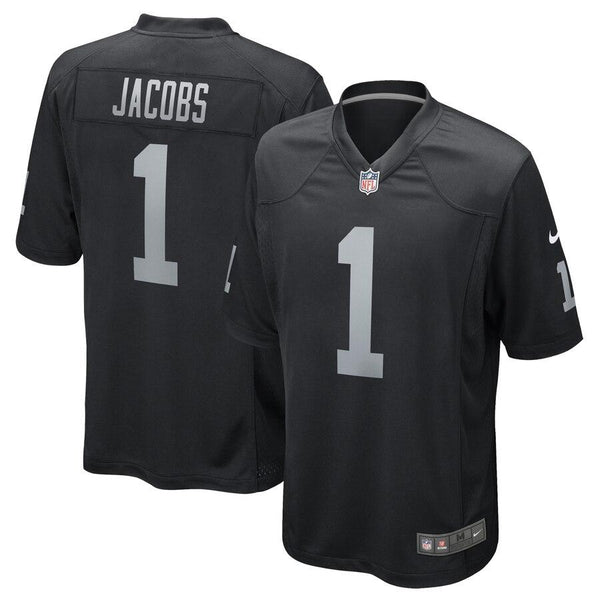 Josh Jacobs Oakland Raiders 2019 NFL Draft First Round Pick Game Jersey – Black 2019