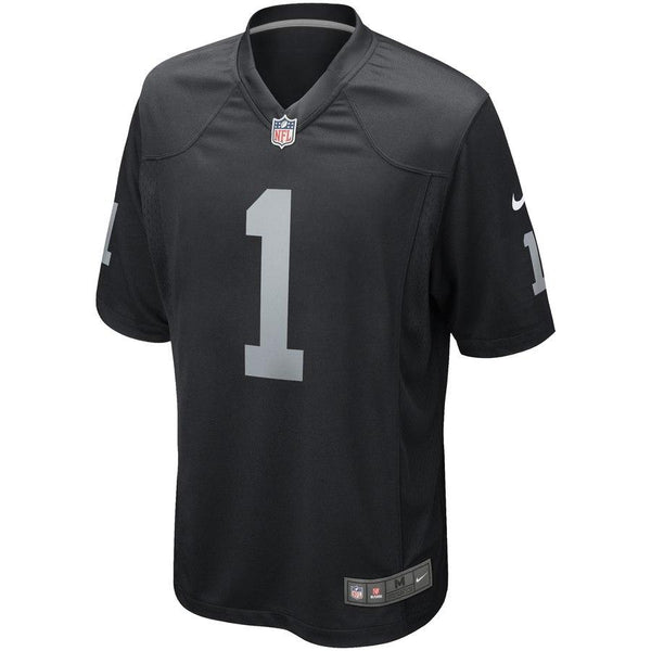 Josh Jacobs Oakland Raiders 2019 NFL Draft First Round Pick Game Jersey – Black 2019