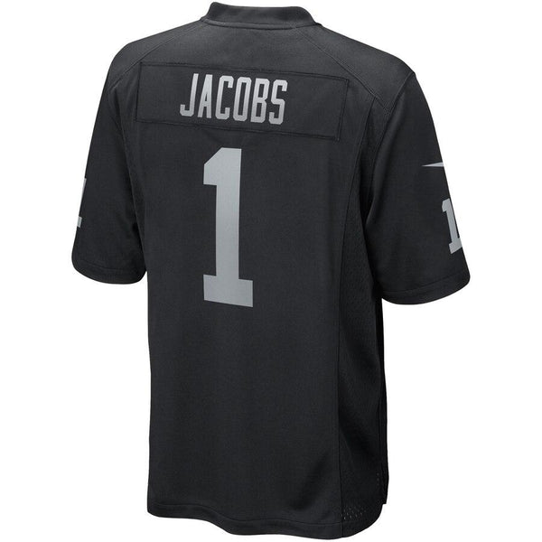 Josh Jacobs Oakland Raiders 2019 NFL Draft First Round Pick Game Jersey – Black 2019
