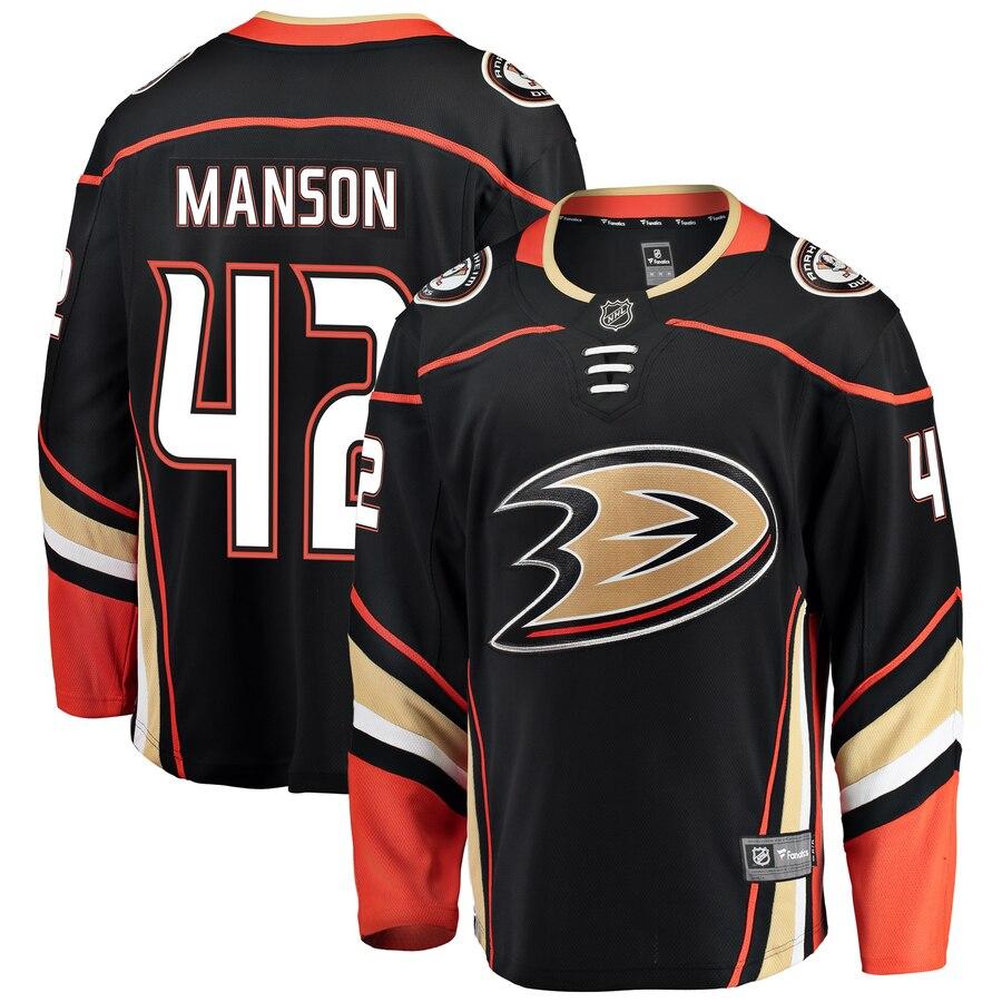 Josh Manson Anaheim Ducks Breakaway Player Jersey – Black 2019