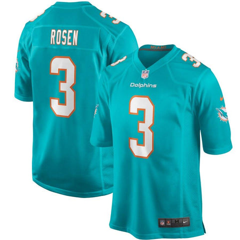 Josh Rosen Miami Dolphins Game Jersey – Aqua 2019