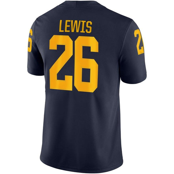 Jourdan Lewis Michigan Wolverines Jordan Brand Game Jersey – Navy 2019