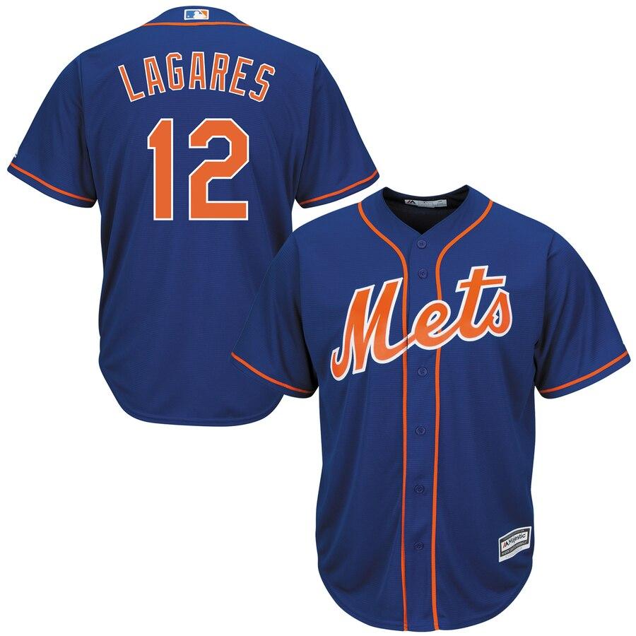 Juan Lagares New York Mets Majestic Cool Base Player Jersey - Royal 2019