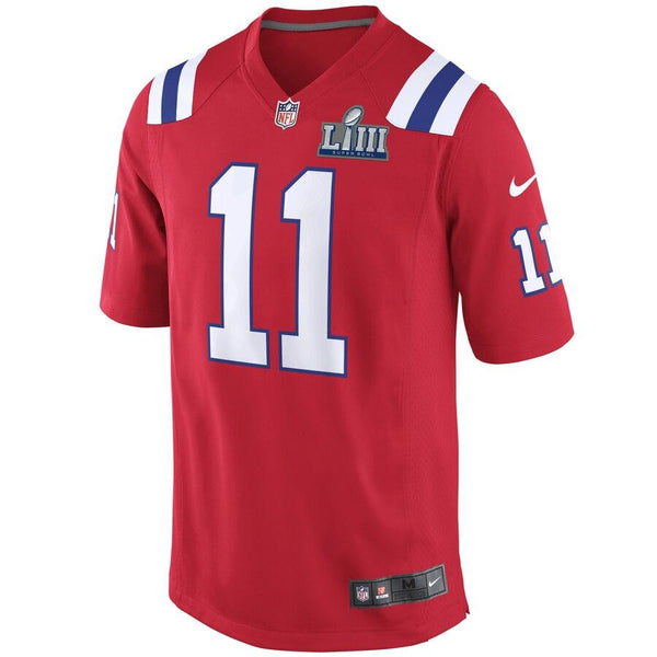 Julian Edelman New England Patriots Super Bowl LIII Bound Alternate Game Jersey – Red 2019