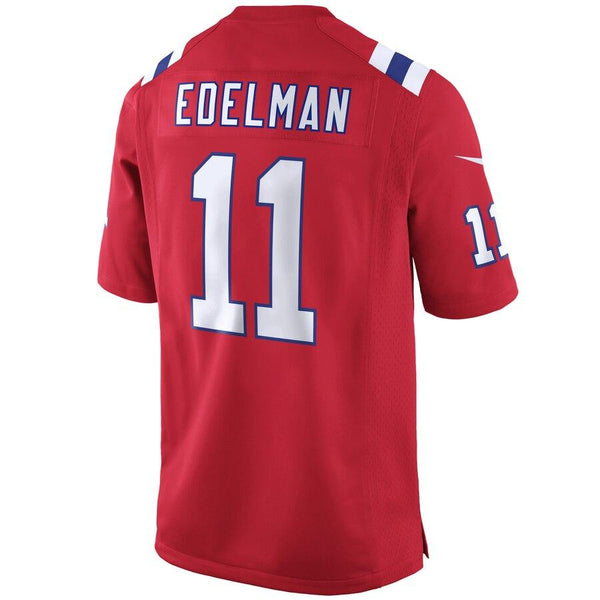 Julian Edelman New England Patriots Super Bowl LIII Bound Alternate Game Jersey – Red 2019