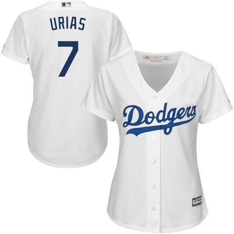 Julio Urias Los Angeles Dodgers Majestic Women's Home Cool Base Player Jersey - White 2019