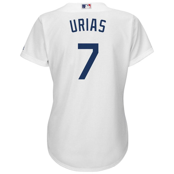 Julio Urias Los Angeles Dodgers Majestic Women's Home Cool Base Player Jersey - White 2019