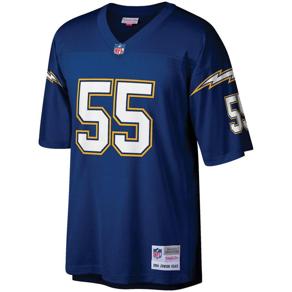 Junior Seau San Diego Chargers Mitchell &amp; Ness Replica Retired Player Jersey - Navy 2019