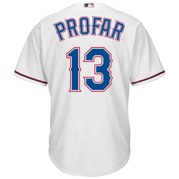Jurickson Profar Texas Rangers Majestic Cool Base Player Jersey - White 2019