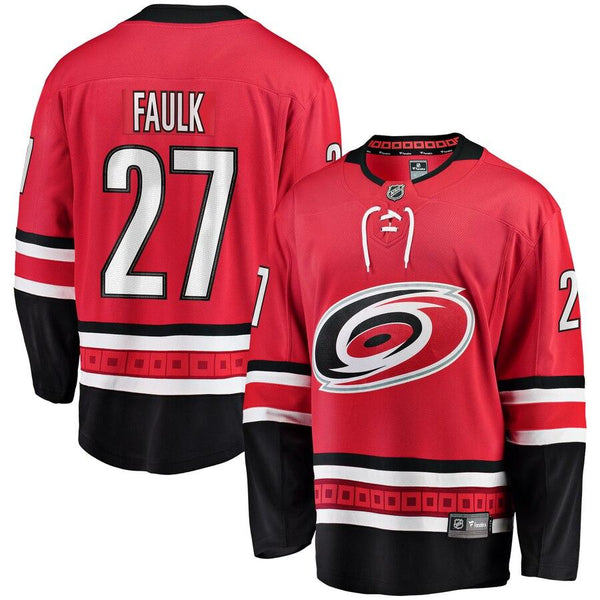 Justin Faulk Carolina Hurricanes Breakaway Player Jersey – Red 2019