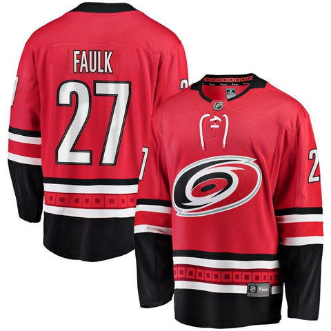 Justin Faulk Carolina Hurricanes Breakaway Player Jersey – Red 2019
