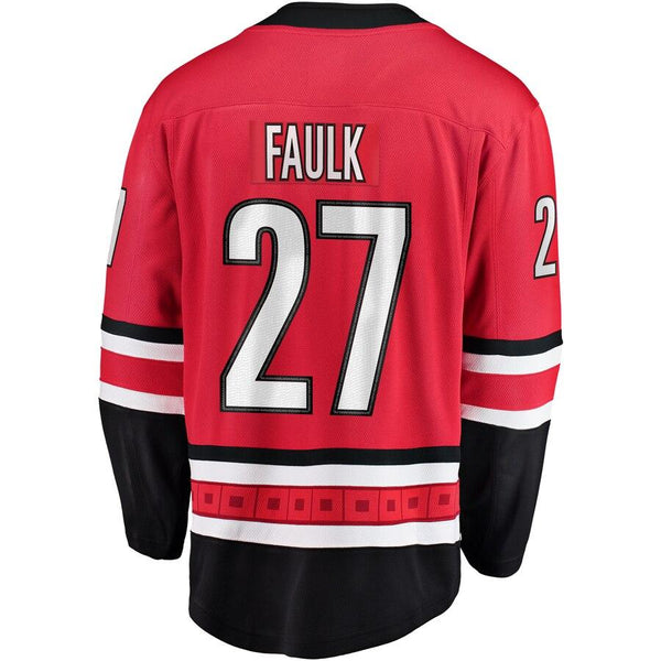 Justin Faulk Carolina Hurricanes Breakaway Player Jersey – Red 2019