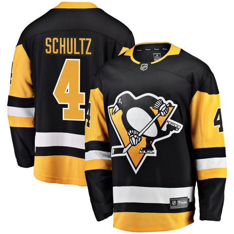 Justin Schultz Pittsburgh Penguins Home Breakaway Player Jersey – Black 2019