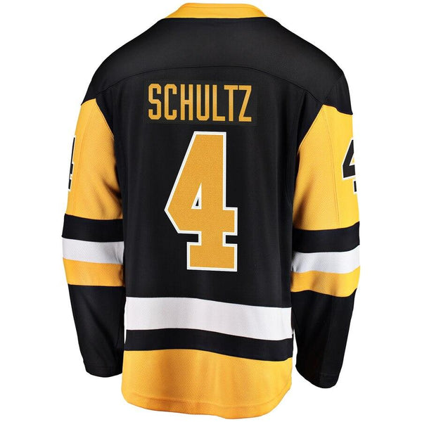 Justin Schultz Pittsburgh Penguins Home Breakaway Player Jersey – Black 2019