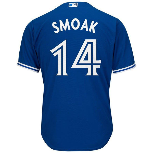 Justin Smoak Toronto Blue Jays Majestic Alternate Cool Base Replica Player Jersey - Royal 2019