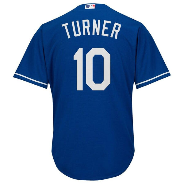 Justin Turner Los Angeles Dodgers Majestic Fashion Official Cool Base Player Replica Jersey - Royal 2019