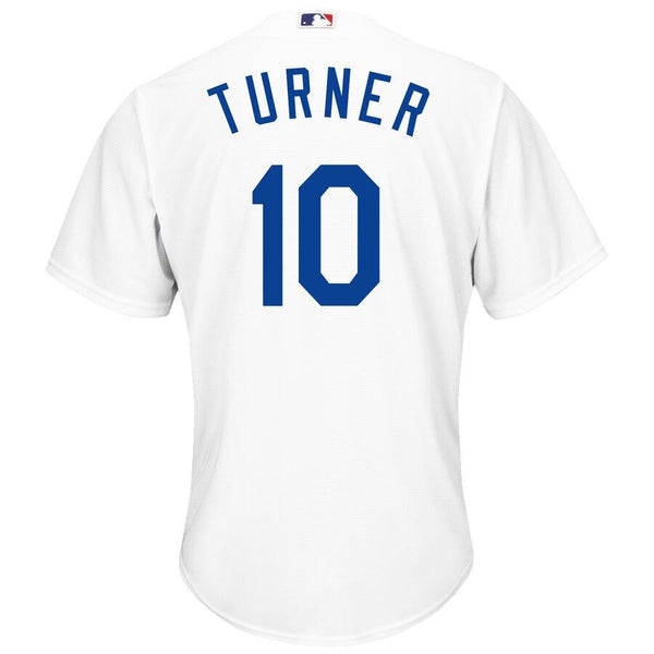 Justin Turner Los Angeles Dodgers Majestic Official Cool Base Player Jersey - White 2019