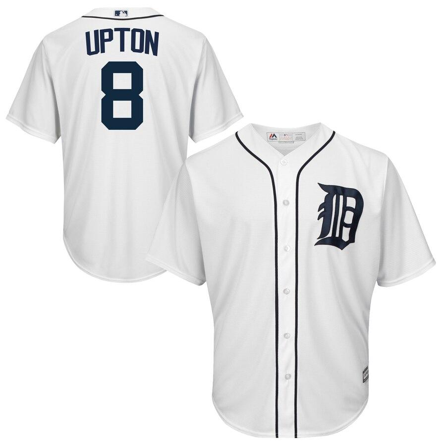 Justin Upton Detroit Tigers Official Cool Base Player Jersey - White 2019