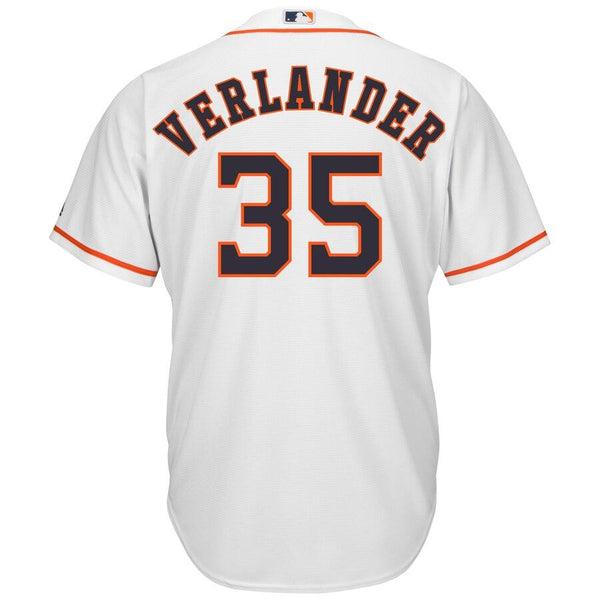 Justin Verlander Houston Astros Majestic Home Cool Base Player Jersey - White 2019