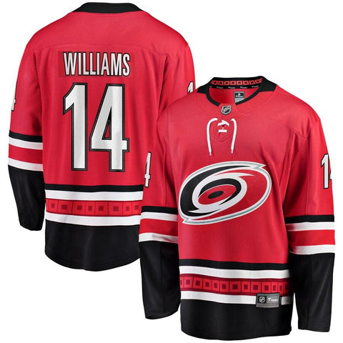 Justin Williams Carolina Hurricanes Breakaway Player Jersey – Red 2019