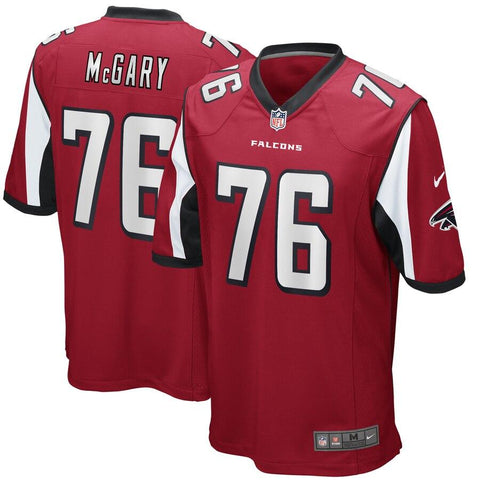 Kaleb McGary Atlanta Falcons 2019 NFL Draft First Round Pick Game Jersey – Red 2019