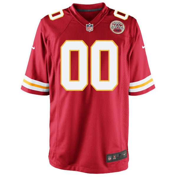 Kansas City Chiefs Custom Game Jersey - Red 2019