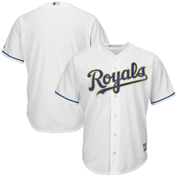Kansas City Royals Majestic Home Cool Base Team Jersey - White 2019