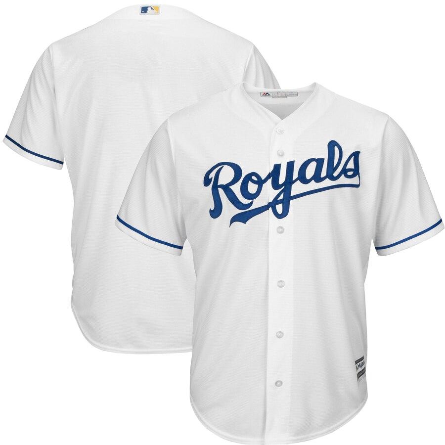 Kansas City Royals Majestic Official Cool Base Jersey - White 2019