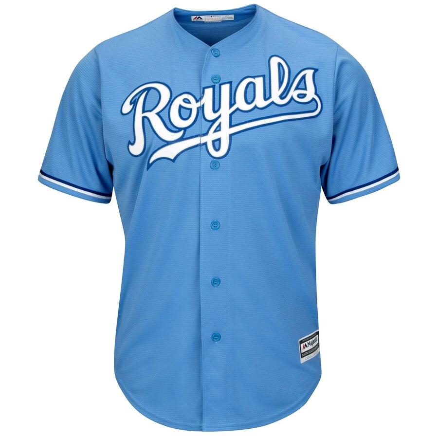 Kansas City Royals Majestic Official Cool Base Team Jersey - Light Blue 2019
