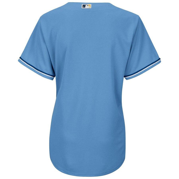 Kansas City Royals Majestic Women's Cool Base Jersey - Light Blue 2019