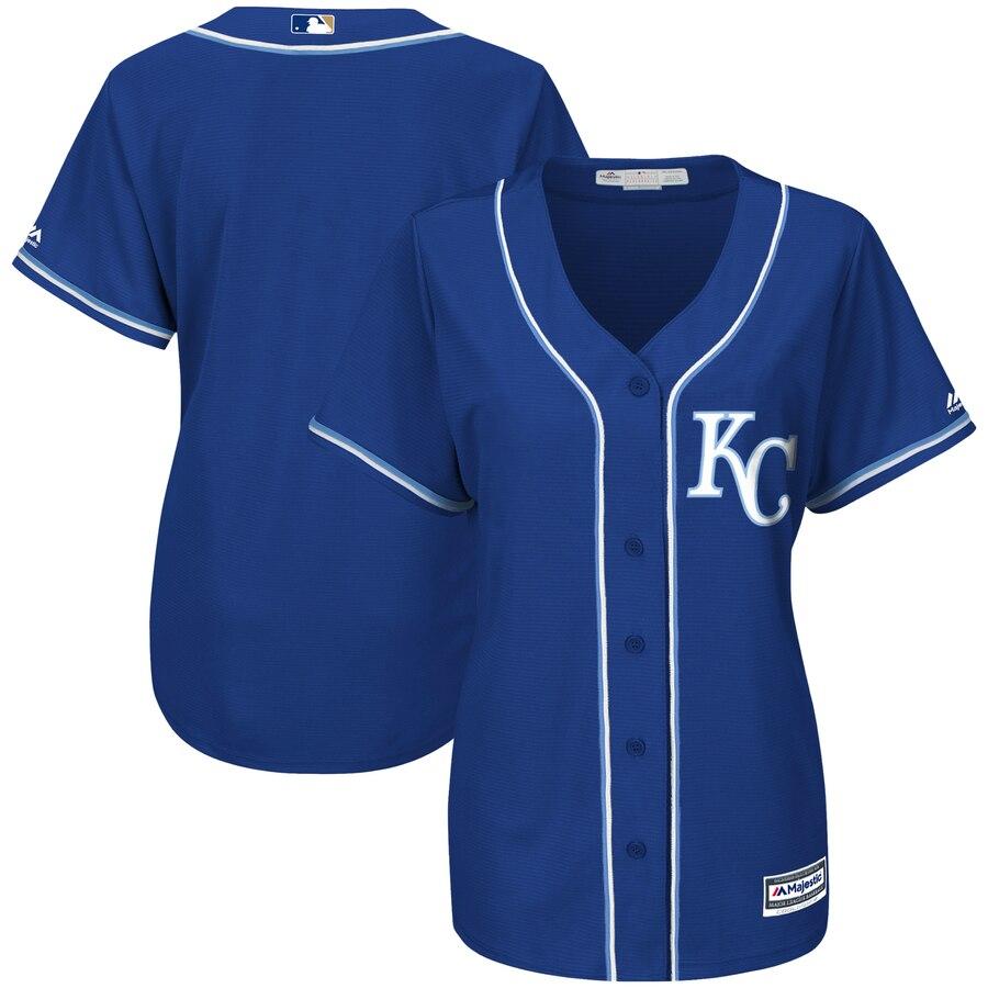Kansas City Royals Majestic Women's Cool Base Jersey - Royal 2019