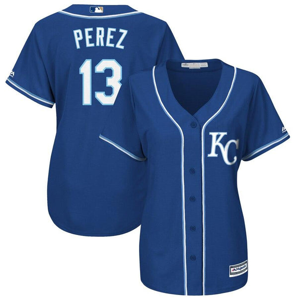 Kansas City Royals Majestic Women's Cool Base Player Jersey - Royal 2019