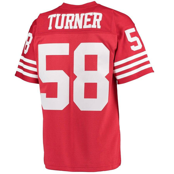 Keena Turner San Francisco 49ers Mitchell &amp; Ness Retired Player Replica Jersey - Scarlet 2019