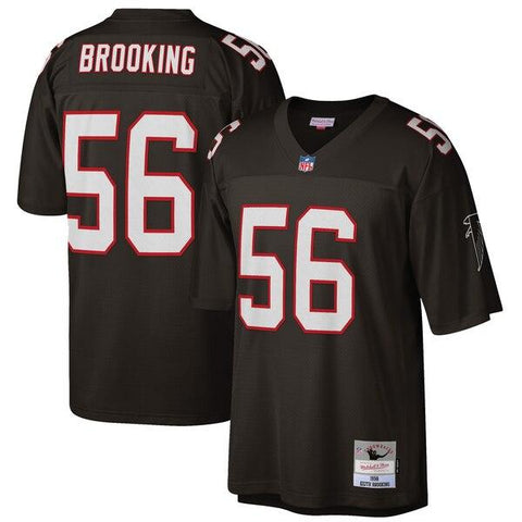 Keith Brooking Atlanta Falcons Mitchell &amp; Ness 1998 Retired Player Replica Jersey - Black 2019