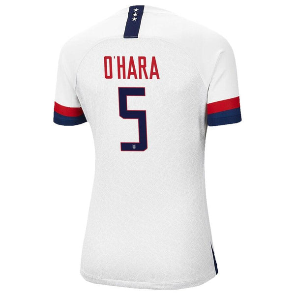Kelley O'Hara USWNT Women's 2019 Home Vapor Match Player Jersey – White 2019