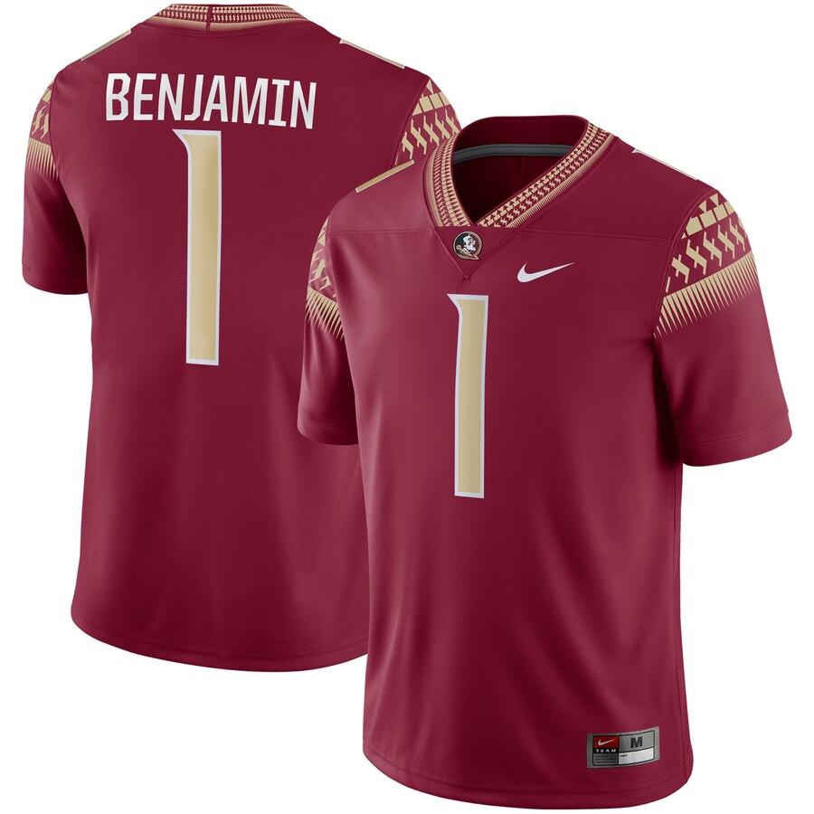 Kelvin Benjamin Florida State Seminoles Game Jersey – Garnet 2019