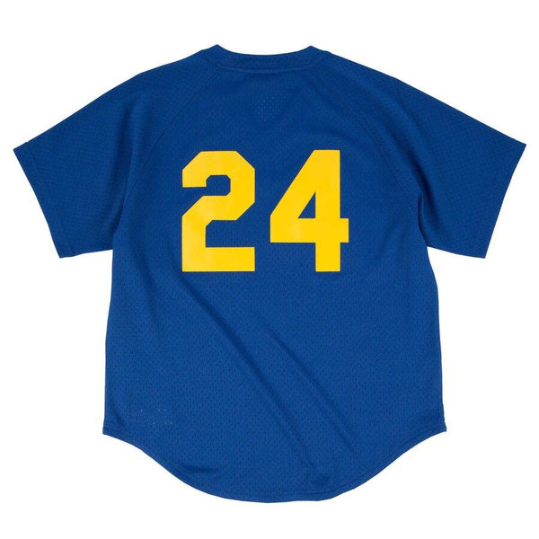 Ken Griffey Jr. Seattle Mariners Mitchell &amp; Ness Cooperstown Mesh Batting Practice Jersey - Royal 2019