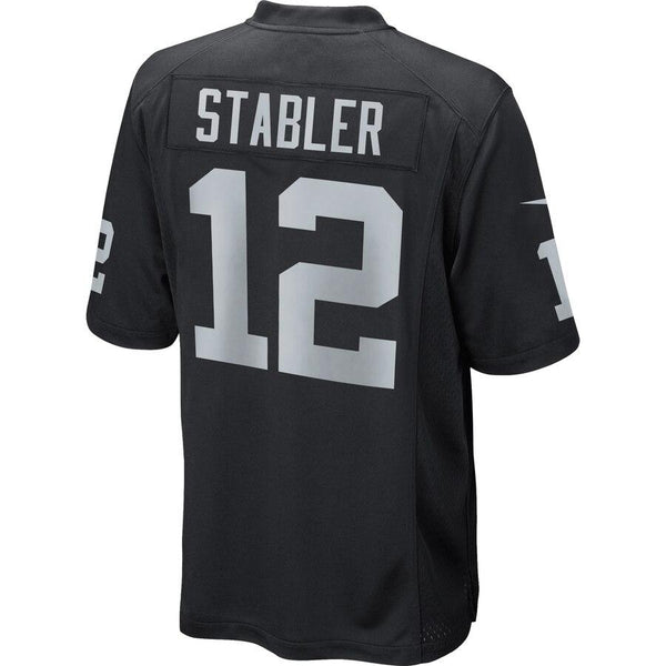 Ken Stabler Oakland Raiders Retired Player Game Jersey - Black 2019