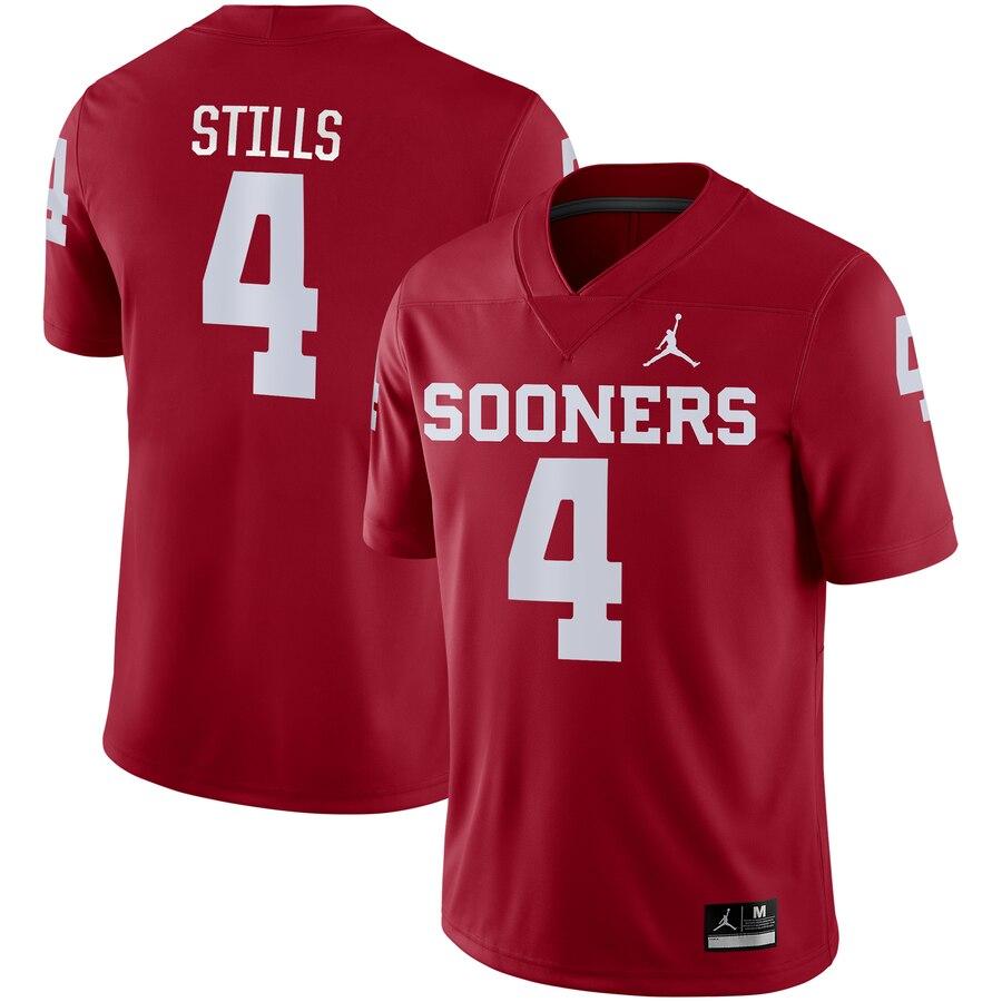 Kenny Stills Oklahoma Sooners Jordan Brand Game Jersey – Crimson 2019