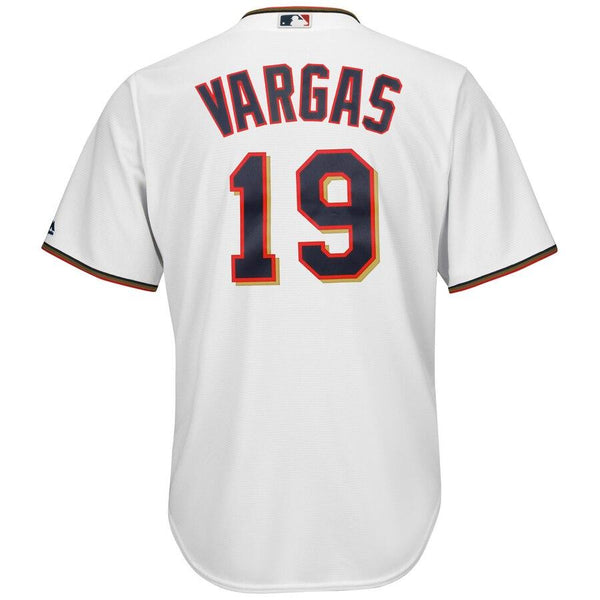 Kenny Vargas Minnesota Twins Majestic Cool Base Player Jersey - White 2019