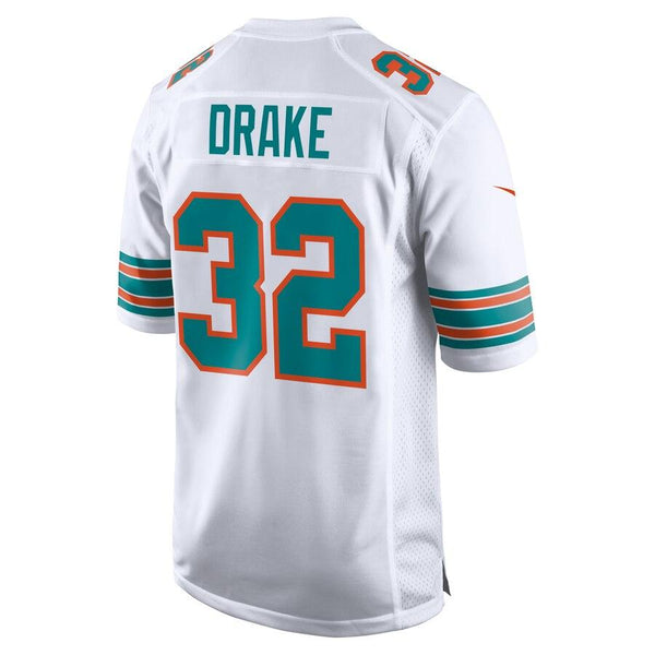 Kenyan Drake Miami Dolphins Throwback Game Jersey – White 2019