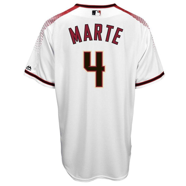 Ketel Marte Arizona Diamondbacks Majestic Home Cool Base Player Jersey – White 2019